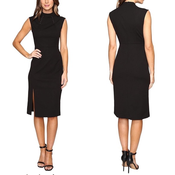 Ivanka Trump Dresses & Skirts - Ivanka Trump Crepe Sleeveless Black Dress Size 10